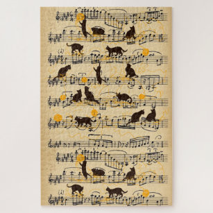 cats and music jigsaw puzzle