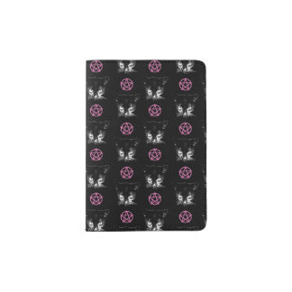 Cats and Pentagrams Passport Holder