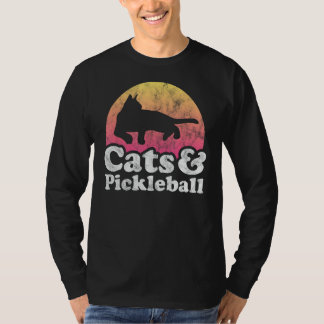 Cats and Pickleball Men's or Women's Cat T-Shirt