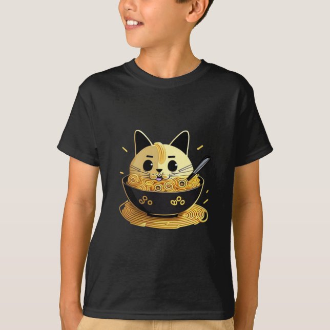 Cats and Ramen T-Shirt (Front)