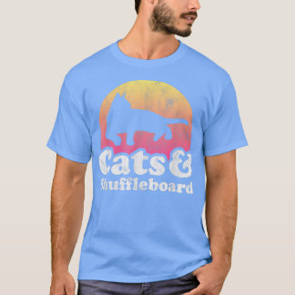 Cats and Shuffleboard Men's or Women's Cat T-Shirt