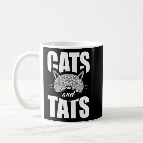 Cats And Tats Cute Cat Tattoo  Coffee Mug