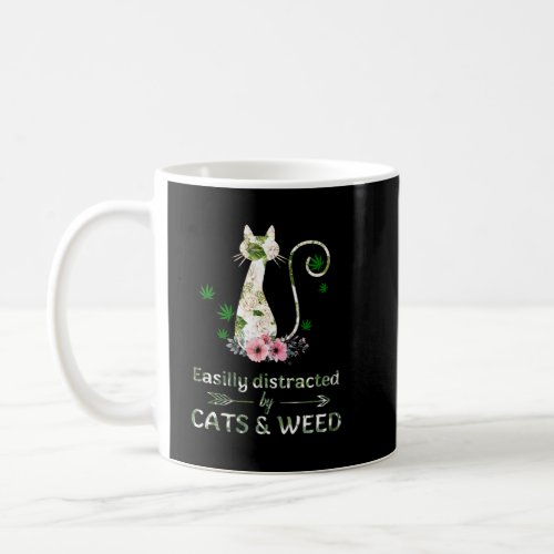 Cats And Weed Shirt Coffee Mug