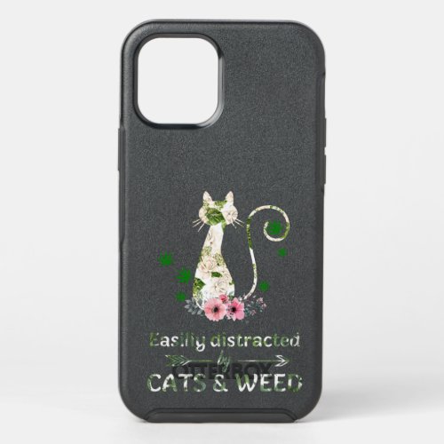 Cats And Weed Shirt OtterBox Symmetry iPhone 12 Pro Case