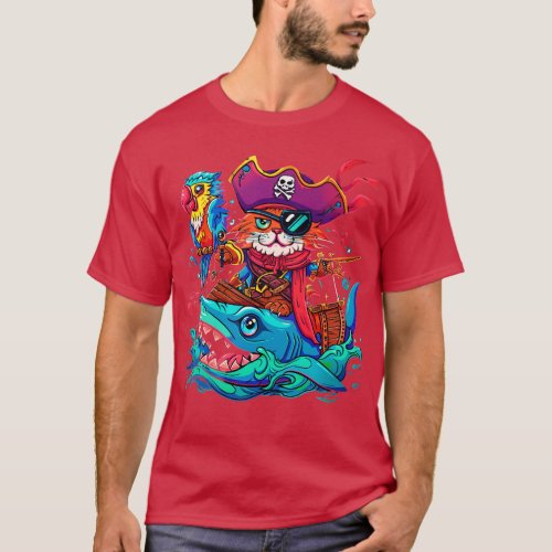 Cats Aquatic Chariot T_Shirt