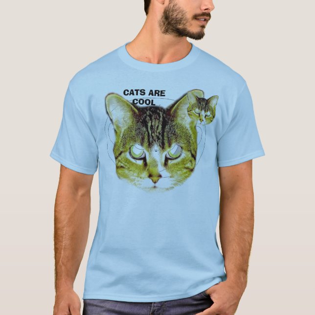  CATS ARE COOL T-Shirt (Front)
