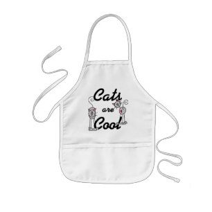 Cats Are Cool Tshirts and Gifts Kids' Apron