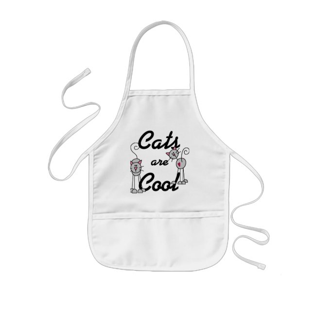 Cats Are Cool Tshirts and Gifts Kids' Apron (Front)