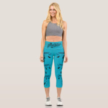 Cats Are Like Music: Music Staffs & Guitars Teal 2