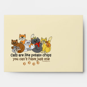 Cats are like potato chips envelope