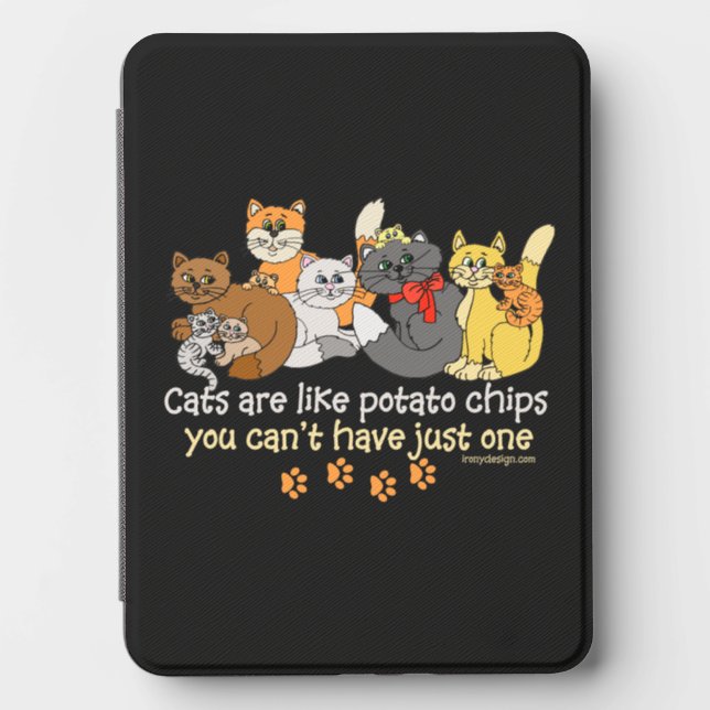 Cats are like potato chips kindle cover (Front)