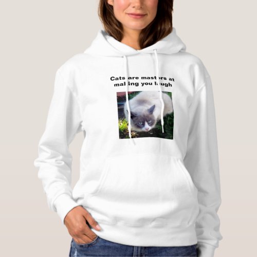 Cats Are Masters At Making You Laugh Hoodie
