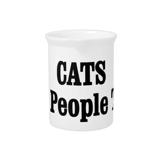 CATS Are People Too! Pitcher (Front)