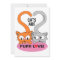 Cats are Purr Love flat card