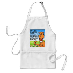 Cats Are Smarter Adult Apron