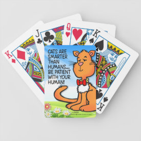 Cats Are Smarter Bicycle Playing Cards