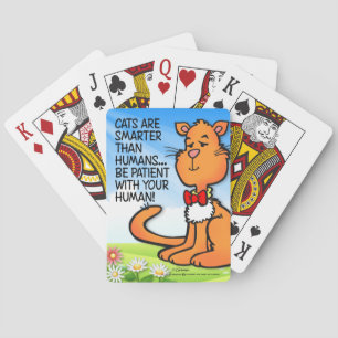 Cats Are Smarter Poker Cards