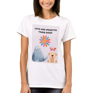 Cats Are Smarter Than Dogs T-Shirt