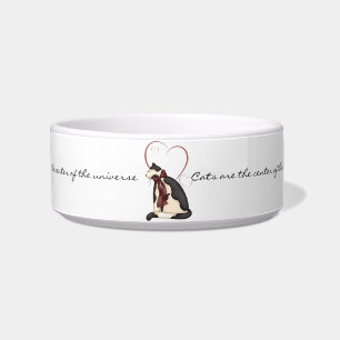 Cats are the Center of the Universe Cat Bowl