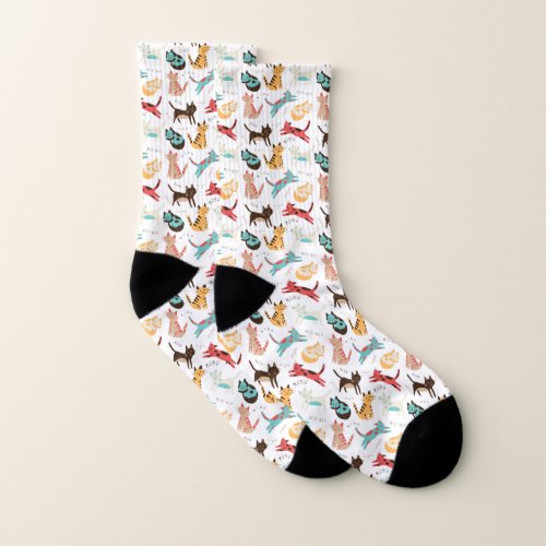 Cats around the world  socks