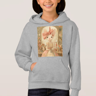Cats – Art Portrait of Victorian Cat - MIss Olive Hoodie