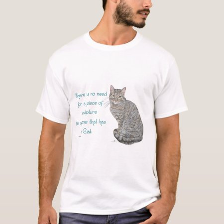 Cats As Sculpture T-shirt