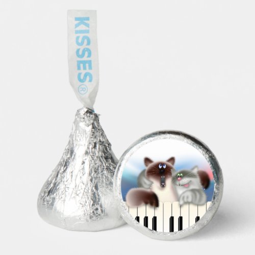 Cats at Piano Hersheys Kisses