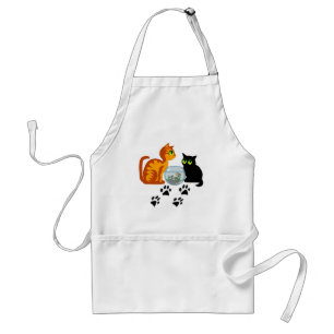 Cats At Play Adult Apron