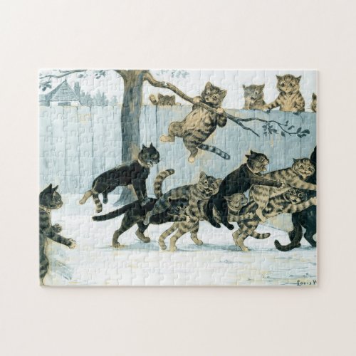 Cats at Play by Louis Wain Jigsaw Puzzle