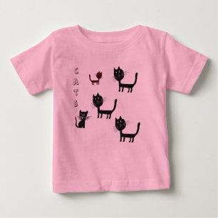 CATS Baby Tutu Bodysuit, Pink Baby T-Shirt