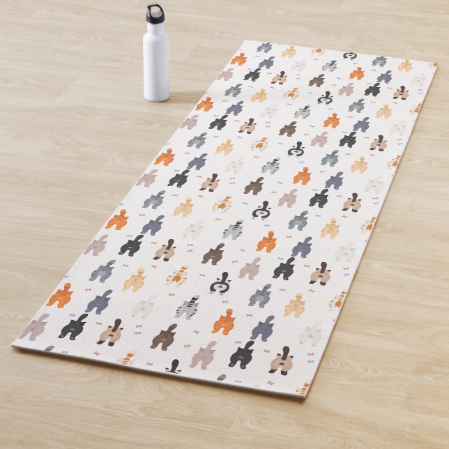 Cats back view Yoga Mat (In Situ)