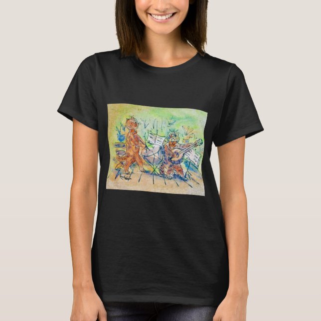 Cats Band, Louis Wain T-Shirt (Front)
