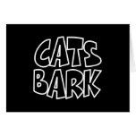 Cats Bark Card