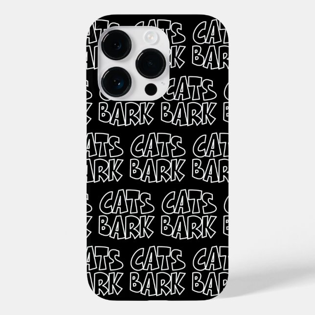 Cats Bark Case-Mate iPhone Case (Back)