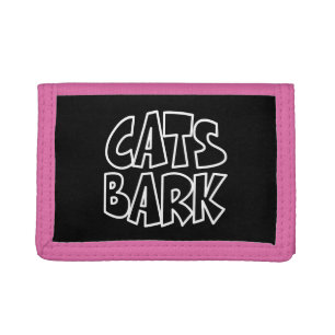 Cats Bark Tri-fold Wallet