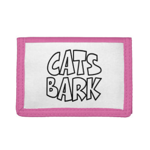 Cats Bark Tri-fold Wallet