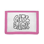 Cats Bark Trifold Wallet