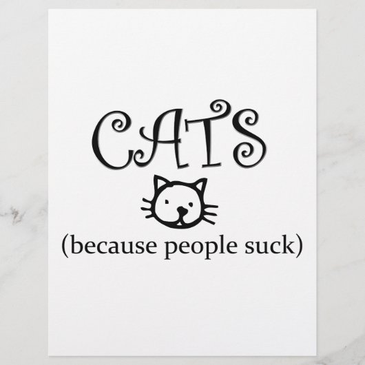 Cats because people suck (Front)
