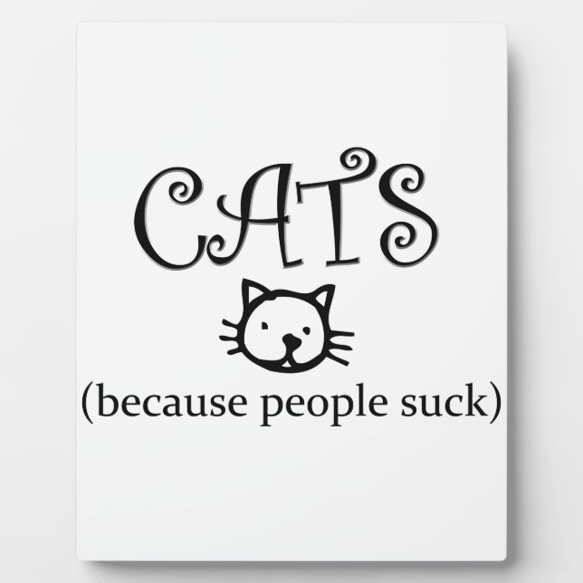 Cats, because people suck plaque (Front)
