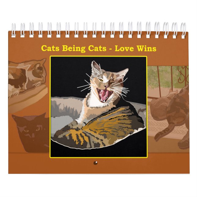 Cats being Cats - Calendar - Love Wins (Cover)