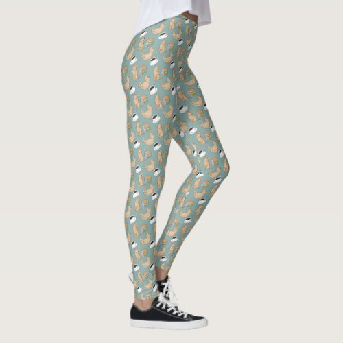 Cats Books And Coffee Time Leggings