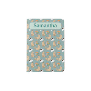 Cats Books And Coffee Time Passport Holder