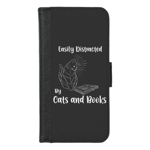 Cats Books House Cat Gift iPhone 87 Wallet Case