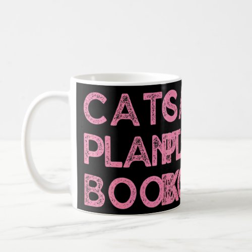Cats Books Plants Cat Plant  Book  Coffee Mug