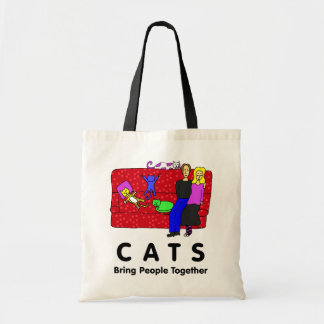 Cats Bring People Together Tote Bag