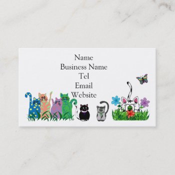 Cats Business Cards by marcya7 at Zazzle