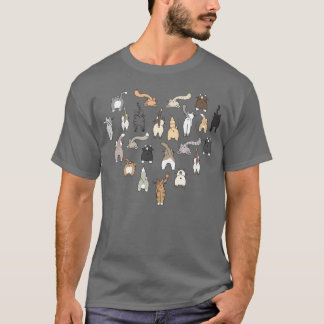 Cats Buttaholic Funny Cat Butt Crazy Cat Gifts boy T-Shirt