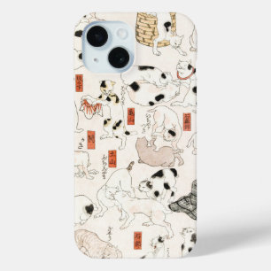 Cats by Utagawa Kuniyoshi iPhone 15 Case