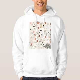 Cats by Utagawa Kuniyoshi Hoodie