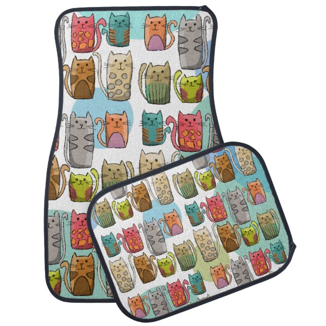 Cats! Car Floor Mat (Set)